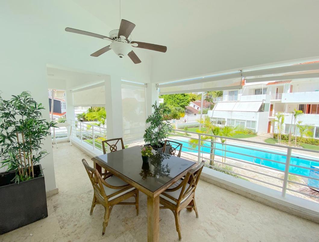 Blue Ocean Beachfront Villas & Apartments - Wifi, Pool, Bbq, Playa Los Corales Punta Cana Eksteriør bilde